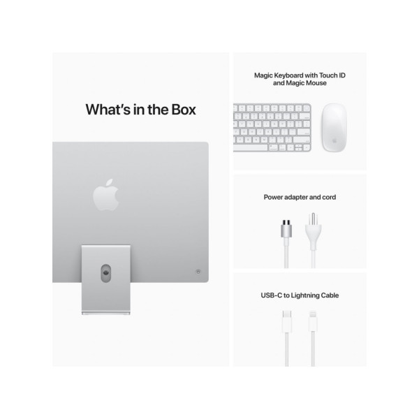 Apple iMac 24 M1 Silver 2021 (Z12Q000NR, Z12Q001JX)