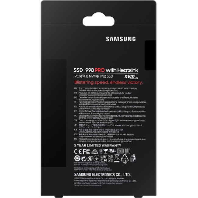 SSD накопитель Samsung SSD M.2 2280 1TB (MZ-V9P1T0CW)