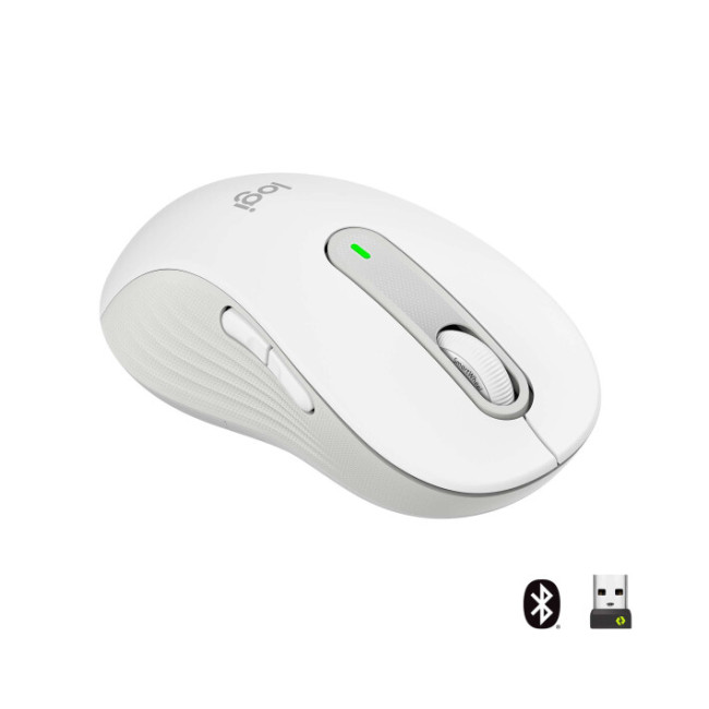 Мышь Logitech Signature M650 L Wireless Mouse LEFT Off-White (910-006240)