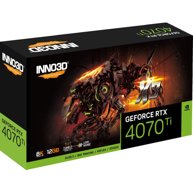 Inno3D GeForce RTX 4070 Ti X3 (N407T3-126X-186148N)