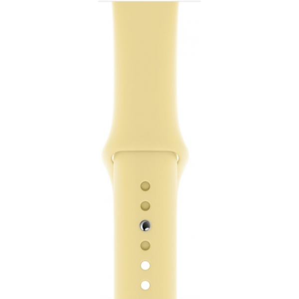 Apple Watch Series 5 GPS 44mm Silver Aluminum Case with Lemon Cream (MWT32)