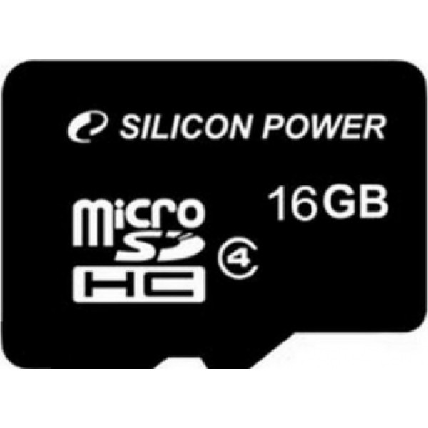 Silicon Power 16 GB microSDHC Class 4