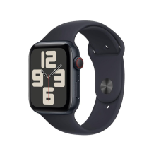 Apple Watch SE 2 GPS 44mm Midnight Aluminium Case with Midnight Sport Band S/M (MRE73)
