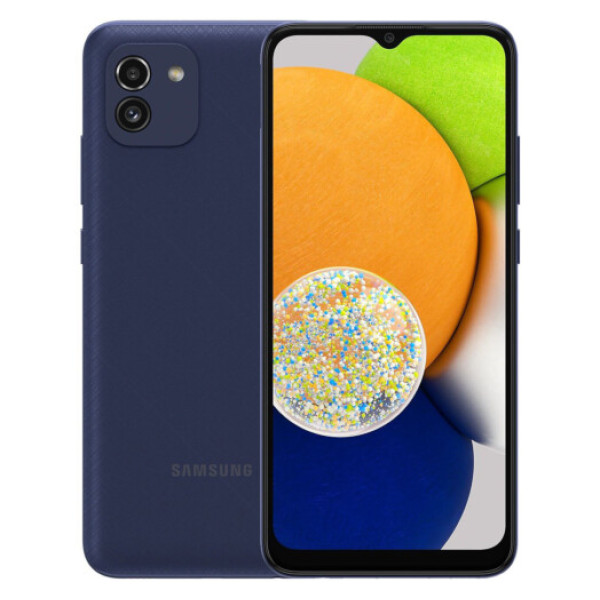 Смартфон Samsung Galaxy A03 SM-A035F 4/64Gb Blue (SM-A035FZBD)