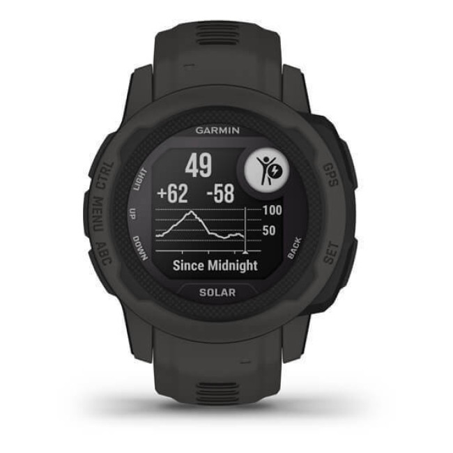 Смарт-часы Garmin Instinct 2S Solar Graphite (010-02564-10)