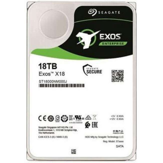 Жесткий диск Seagate Exos X18 16TB (ST16000NM000J)