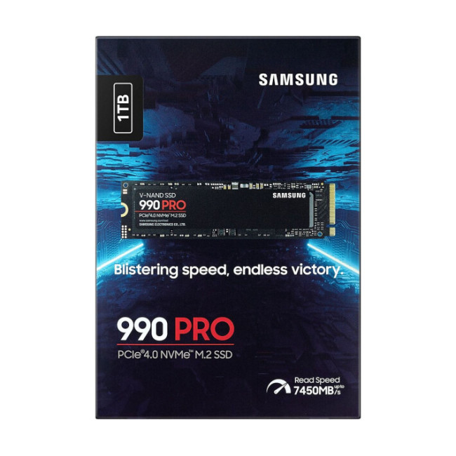 SSD накопитель Samsung 990 PRO 1 TB (MZ-V9P1T0BW)