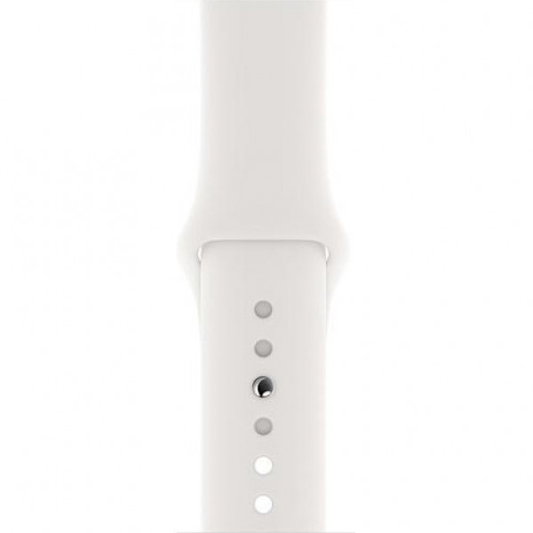 Apple Watch Series 5 GPS 40мм Silver Aluminum w. White b.- Silver Aluminum (MWV62)