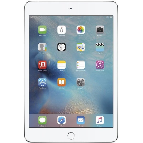 Планшет Apple iPad mini 4 with Retina display Wi-Fi + LTE 128GB Silver (MK8E2)