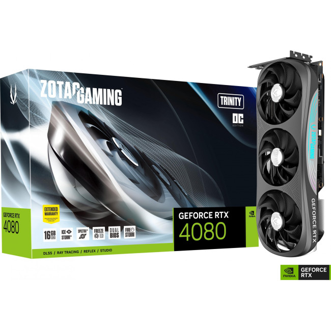 Zotac GAMING GeForce RTX 4080 16 GB Trinity OC (ZT-D40810J-10P)