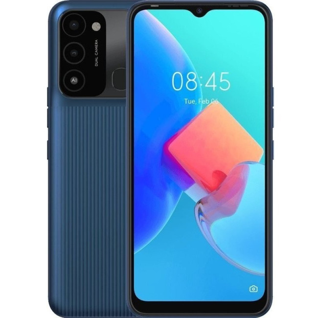 Смаpтфон Tecno Spark Go 2022 KG5m 2/32GB Atlantic Blue (4895180776953)