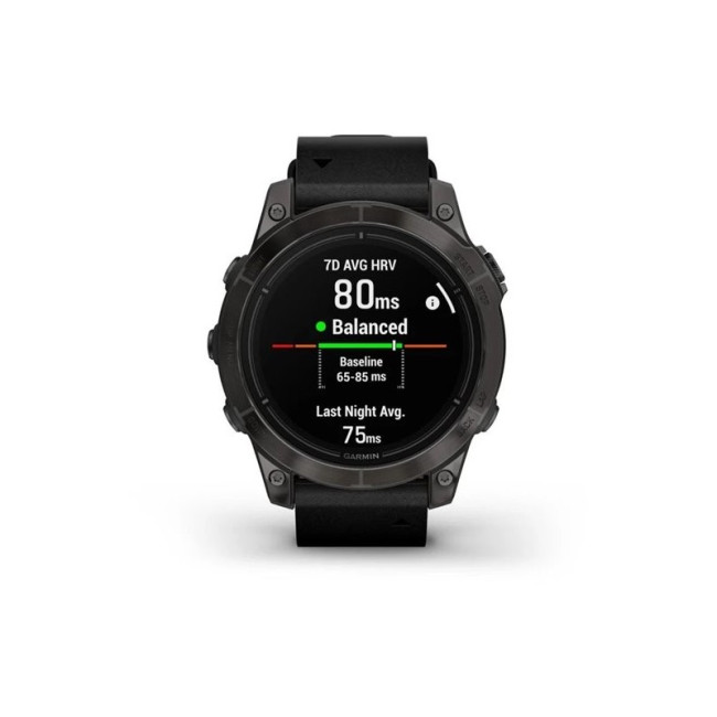 Garmin Epix Pro Gen 2 Sapphire 47mm Carbon G. DLC Tit. with B. Leather Band (010-02803-30)