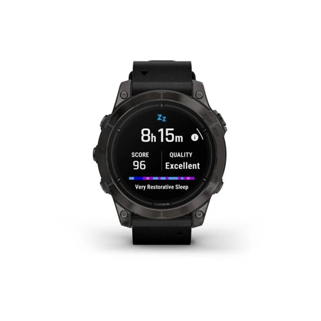 Garmin Epix Pro Gen 2 Sapphire 47mm Carbon G. DLC Tit. with B. Leather Band (010-02803-30)