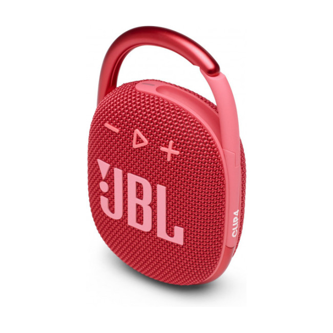 Портативная беспроводная колонка JBL Clip 4 Red (JBLCLIP4RED)