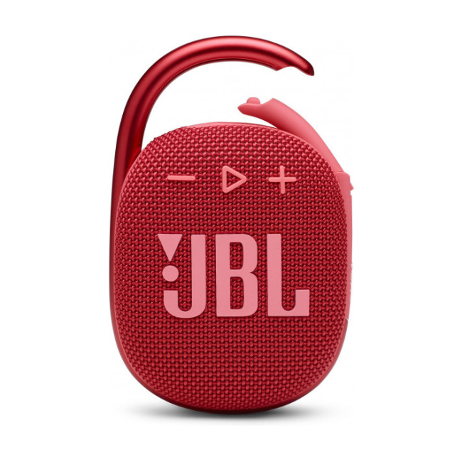 Портативная беспроводная колонка JBL Clip 4 Red (JBLCLIP4RED)