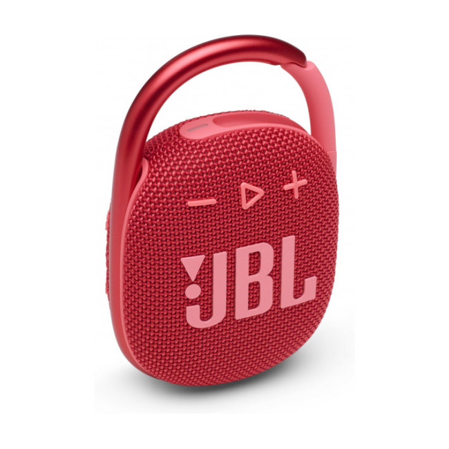 Портативная беспроводная колонка JBL Clip 4 Red (JBLCLIP4RED)