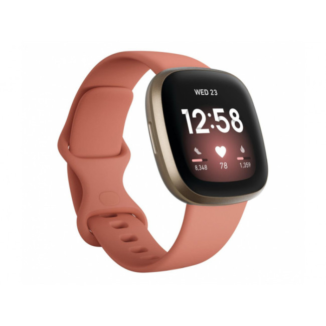 Fitbit Versa 3 Pink Clay/Soft Gold Aluminum (FB511GLPK)