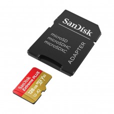SanDisk 128 GB microSDXC UHS-I U3 A2 C10 V30 Extreme Plus (SDSQXBD-128G-GN6MA)