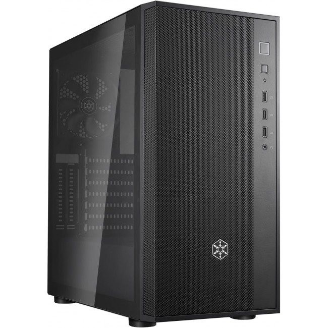 Silverstone Fara R1 V2 Tempered Glass Black (SST-FAR1B-G-V2)
