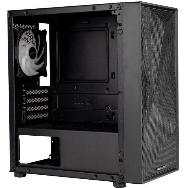 Prologix E102 Tempered Glass&Mesh Black