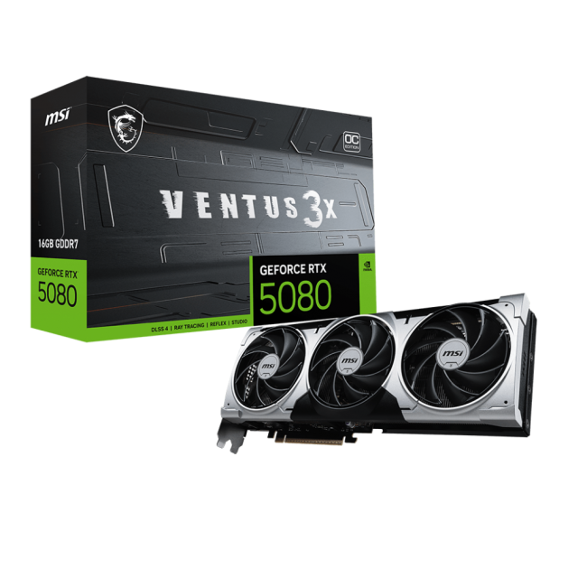 MSI GeForce RTX 5080 16G VENTUS 3X OC