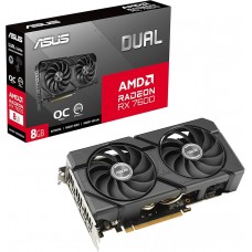 Видеокарта ASUS Radeon RX 7600 8GB GDDR6 DUAL OC EVO DUAL-RX7600-O8G-EVO (90YV0LD0-M0NA00)