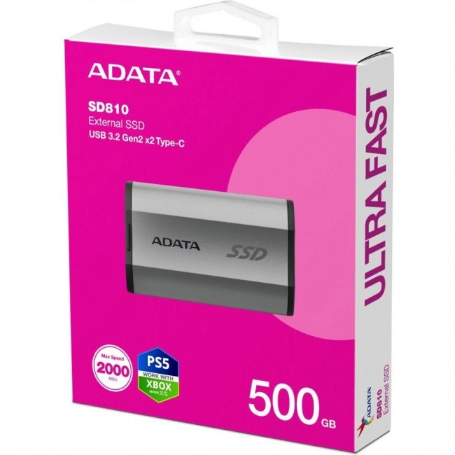 Внешний жесткий диск ADATA SD810 500 GB (SD810-500G-CSG)