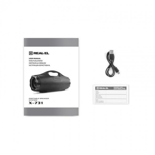 REAL-EL X-731 Black (EL121600015)