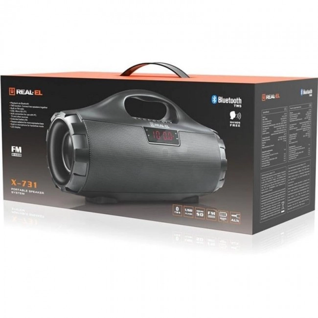 REAL-EL X-731 Black (EL121600015)