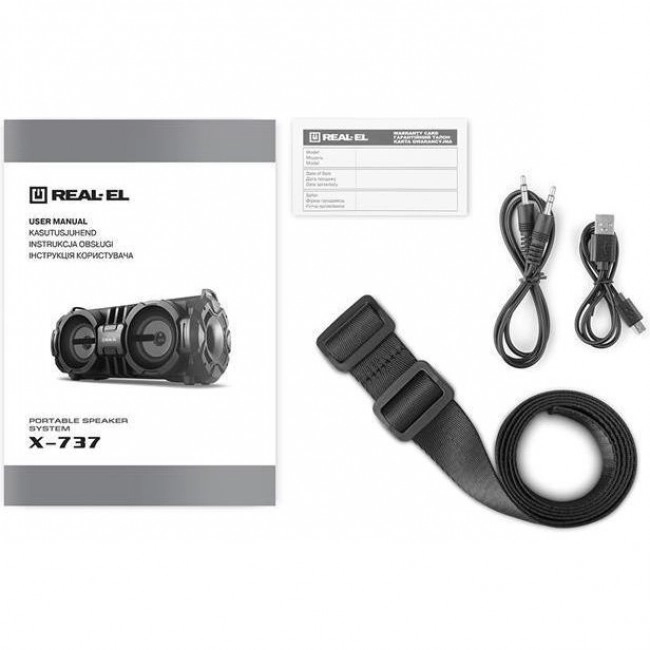 REAL-EL X-737 Black (EL121600016)