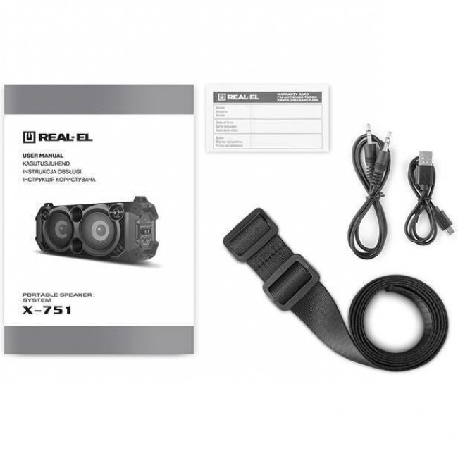 REAL-EL X-751 Black (EL121600017)
