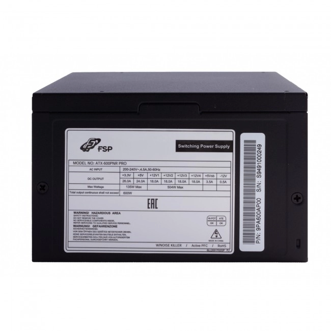 FSP ATX-600PNR PRO
