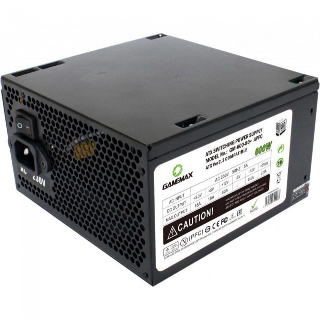 GameMax GM-600 80+ APFC