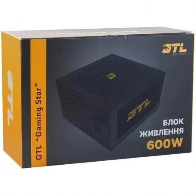 GTL Gaming Star 600W Black (GTLGS600BK)