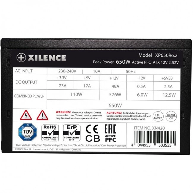 XILENCE Performance C+ 650W (XP650R6.2)