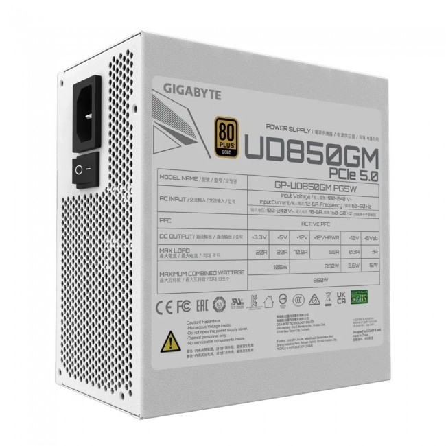 GIGABYTE UD850GM PG5 White (GP-UD850GM-PG5W)