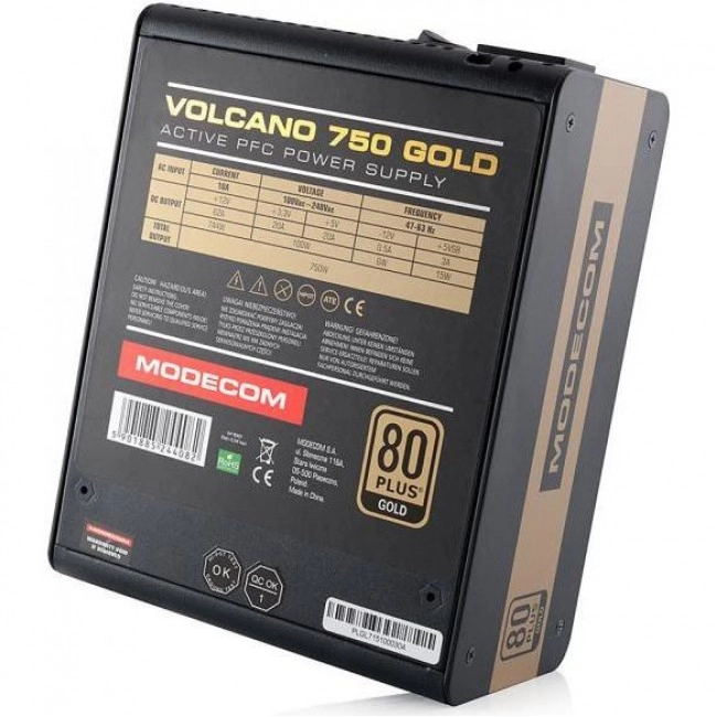 Modecom VOLCANO 750 GOLD (ZAS-MC90-SM-750-ATX-VOLCANO-GOLD)