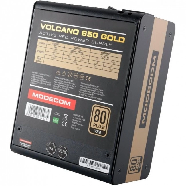 Modecom Volcano 650 Gold (ZAS-MC90-SM-650-ATX-VOLCA)