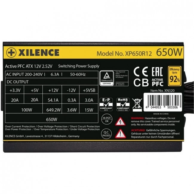XILENCE XN320 650W (XP650R12)
