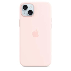 Силіконовий чохол для телефону Apple iPhone 15 Plus Silicone Case with MagSafe - Light Pink (MT143)