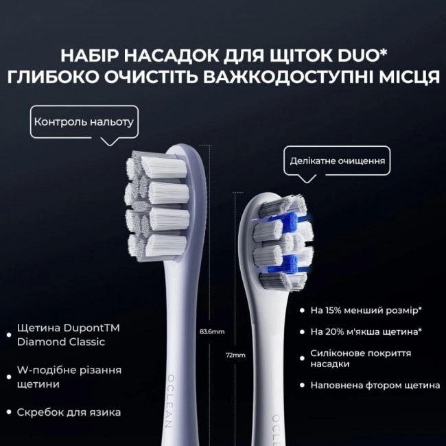 Oclean X Pro Digital Set Electric Toothbrush Glamour Silver (6970810552584)