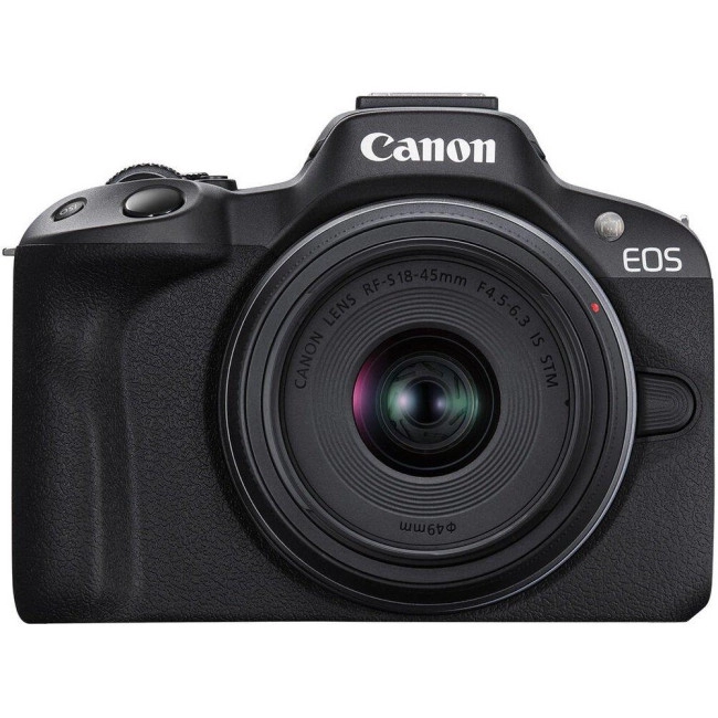Фотокамера Canon EOS R50 kit RF-S 18-45mm IS STM Black (5811C033)