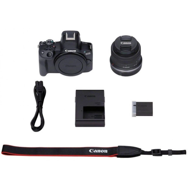 Фотокамера Canon EOS R50 kit RF-S 18-45mm IS STM Black (5811C033)