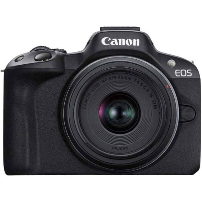 Фотокамера Canon EOS R50 kit RF-S 18-45mm IS STM Black (5811C033)