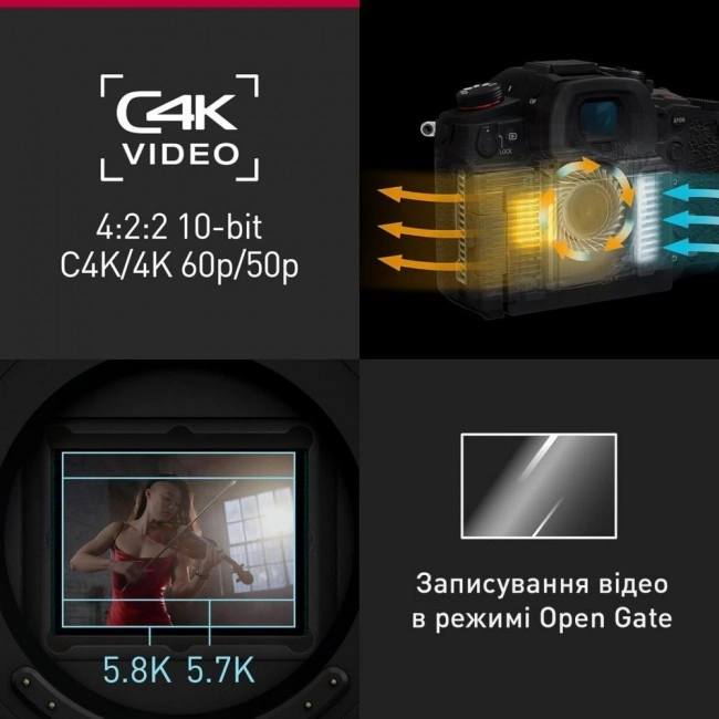 Фотоаппарат Panasonic Lumix DC-GH7 kit 12-60mm f/3.5-5.6 (DC-GH7ME)