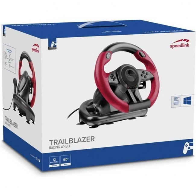 Speed-Link Trailblazer Racing Wheel for PS4/Xbox One/PS3/PC (SL-450500-BK)
