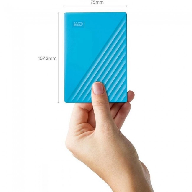 Внешний жесткий диск WD My Passport 4 TB Blue (WDBPKJ0040BBL-WESN)