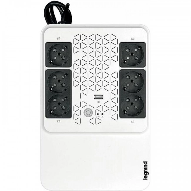 Источник бесперебойного питания Legrand KEOR MULTIPLUG 800 ВА/480Вт (4+2)хSchuko (310082)
