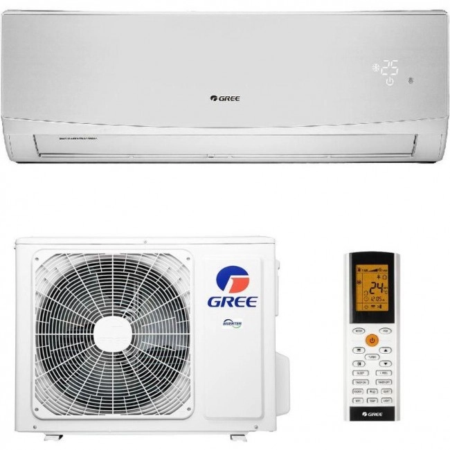 GREE Lomo Inverter GWH24QE-K6DND2E Silver