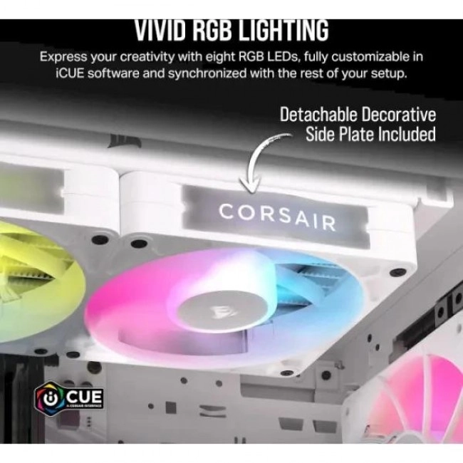 Corsair iCUE LINK RX140 RGB 140mm PWM Fan Twin Starter Kit White (CO-9051024-WW)
